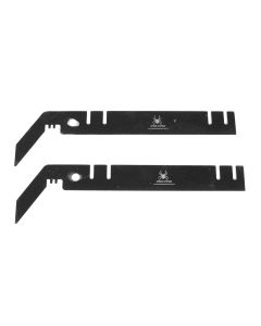 Extra long (230mm) dual bar brackets for Pipe & Drape system (PAIR)