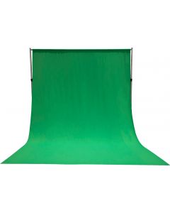 Studio Green Backdrop Chroma Key Screen 4.2m x 4.5m Background Including Stand Kit for Photo & Video