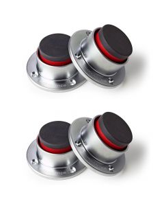 IsoAcoustics Stage 1 Isolators for Stage Monitors, Combo Amps, Stacked Cabs & Subs (4-Pack)