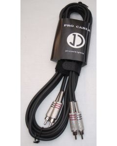RCA to dual male RCA cable 3m DC010-3