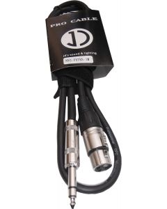 Female XLR to TRS (Stereo) 6.35mm jack FXTRS