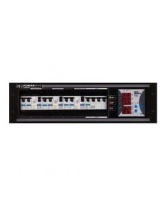 POWERWISE PD620M3RC Powerwise 3 Phase 6 x 20A circuit, 3 x RCD, digital multi-display meter – 3RU