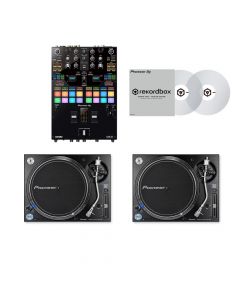 Pioneer TURNTABLI7M Pack w/ PLX1000 Turntables, DJMS7 Mixer & 2x Rekordbox Timecode