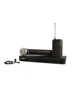 SHURE BLX1288/CL WIRELESS DUAL MIC SYSTEM, LAPEL AND HANDHELD