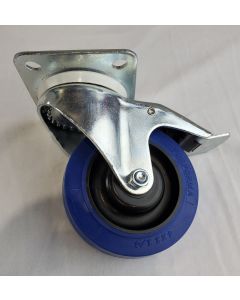 Swivel caster with blue wheel kit - set of 4 - SUIT RCF SUB